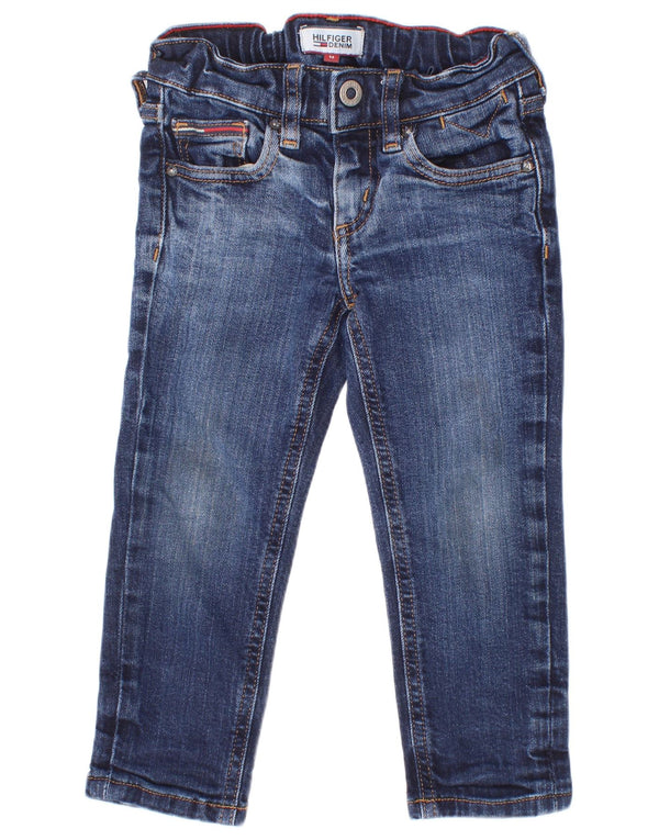 Tommy Hilfiger Vaqueros ajustados para niños 2-3 años W20 L15 Algodón azul