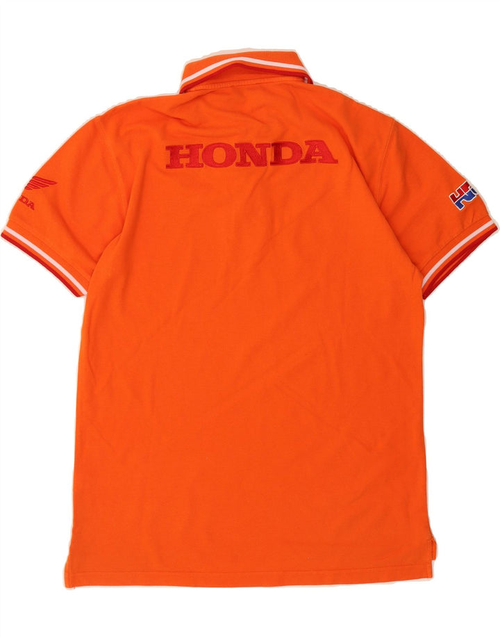 GAS Mens Polo Shirt Medium Orange Cotton Vintage Gas and Second-Hand Gas from Messina Hembry 