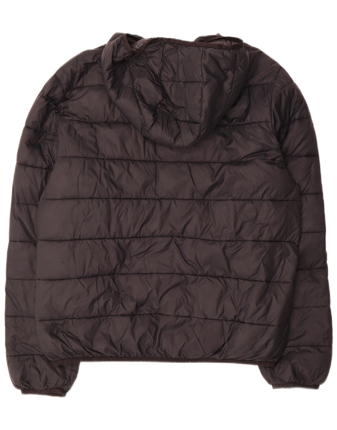 Champion Chaqueta acolchada con capucha para hombre UK 40 Large Poliamida negra