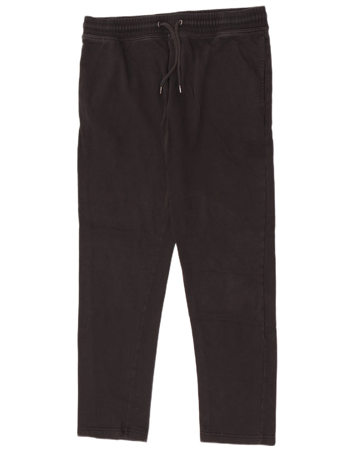 Marks & Spencer - Pantalón de chándal para hombre, talla grande, algodón negro