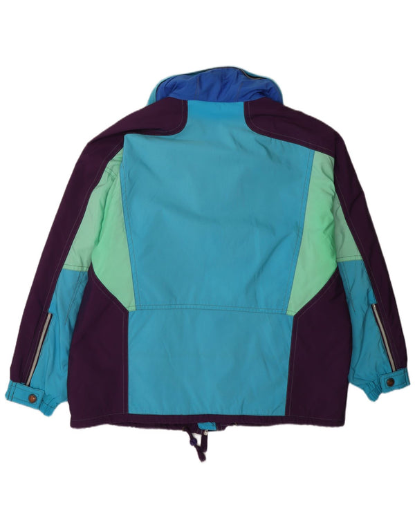 Colmar Chaqueta de esquí holgada con capucha para hombre IT 54 XL Azul Colorblock