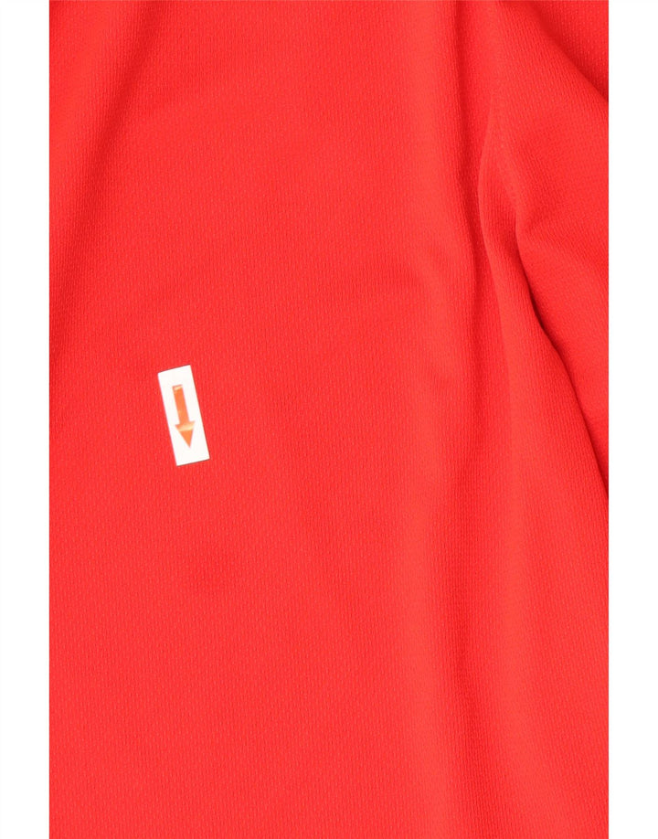 Nike - Pantalones cortos deportivos Dri Fit para hombre, poliéster color block, color rojo grande