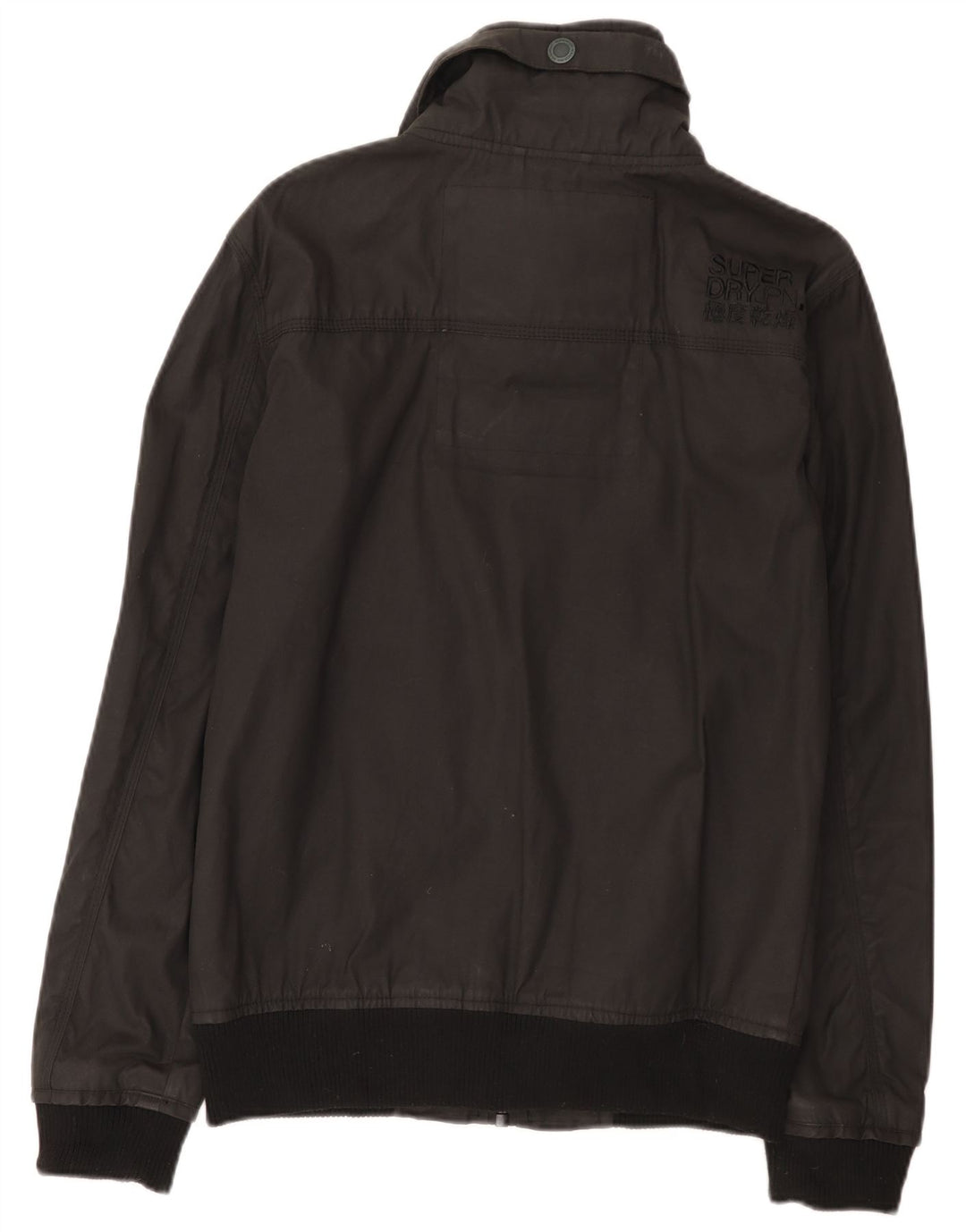 Superdry Chaqueta Bomber para Hombre UK 38 Mediana Algodón Negro
