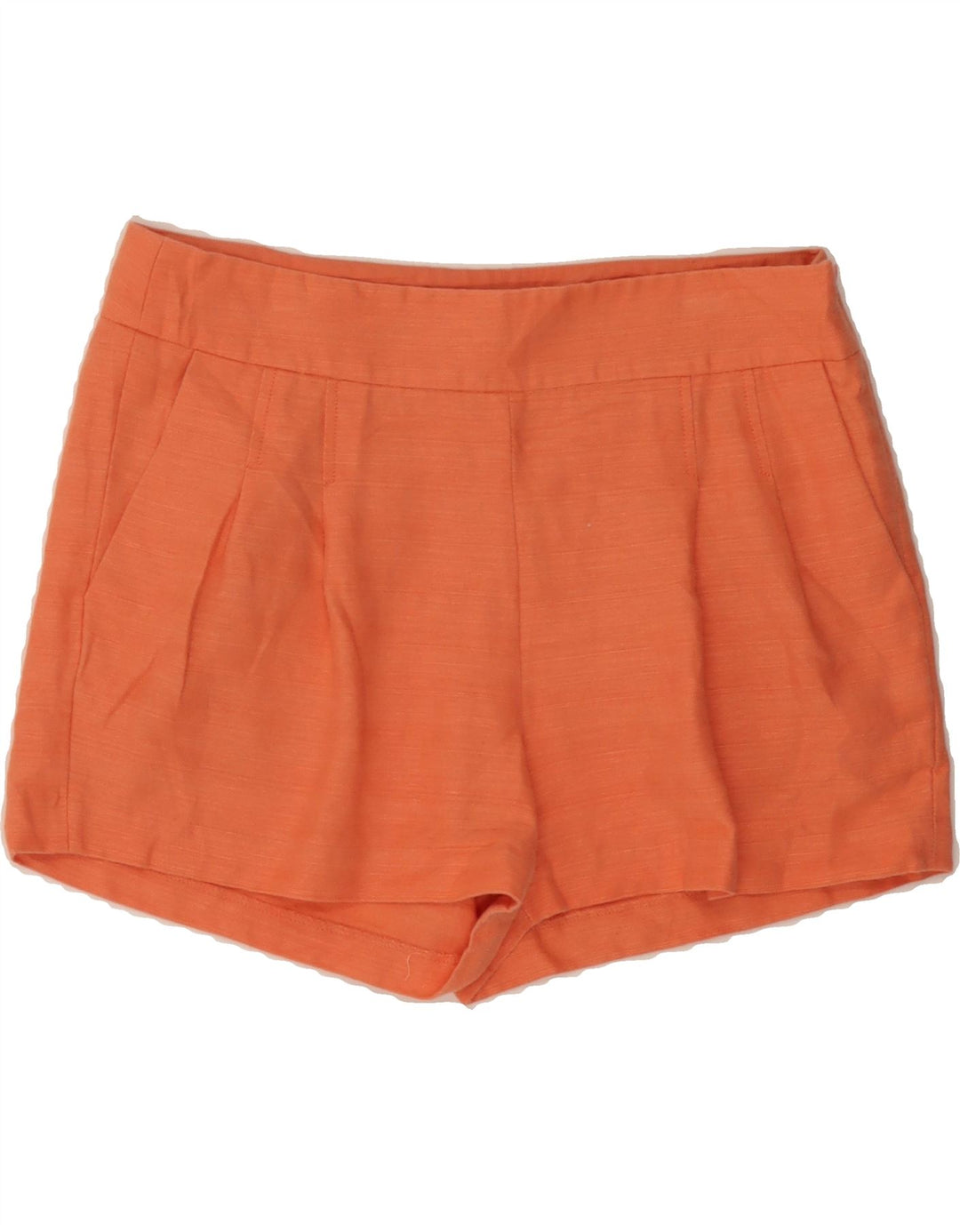 J. CREW Womens Casual Shorts US 6 Medium W30 Orange Cotton Vintage J. Crew and Second-Hand J. Crew from Messina Hembry 