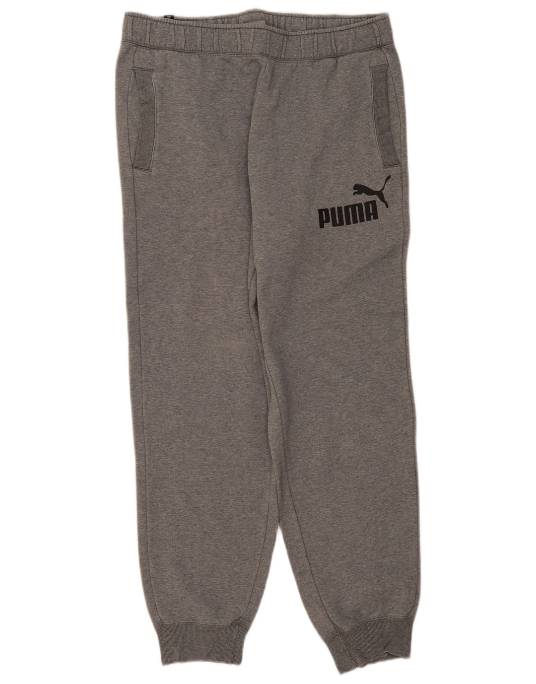 Puma Hombre Graphic Chándal Pantalones Joggers XL Gris