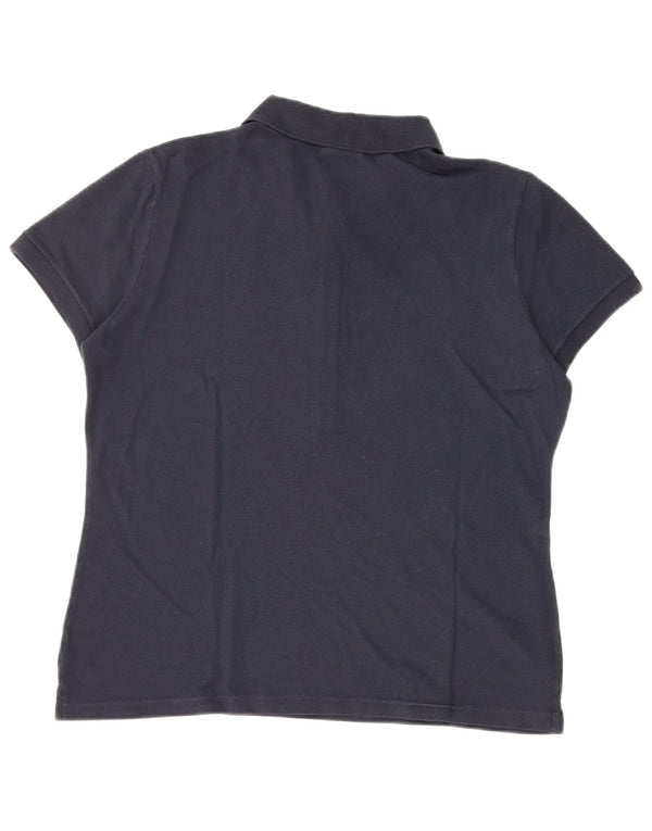 Polo Lacoste Mujer Talla 48 XL Azul Marino Algodón