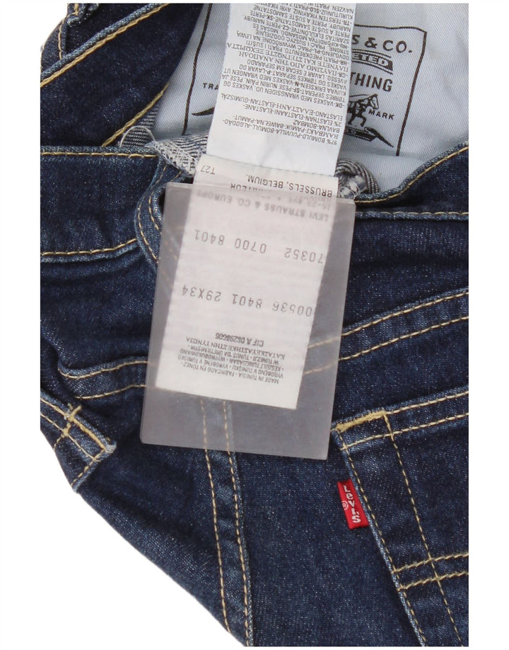 Vaqueros Levi's Mujer Rectos W29 L28 Algodón Azul Marino