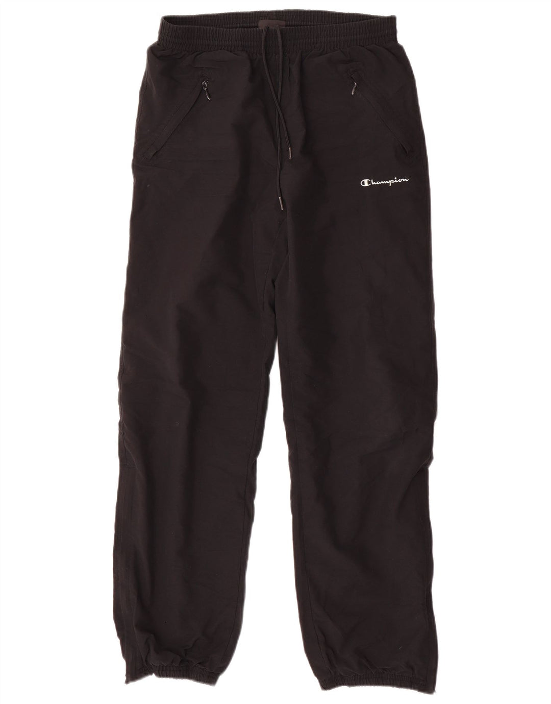 Champion Pantalones De Chándal Para Hombre Joggers Small Poliéster Negro