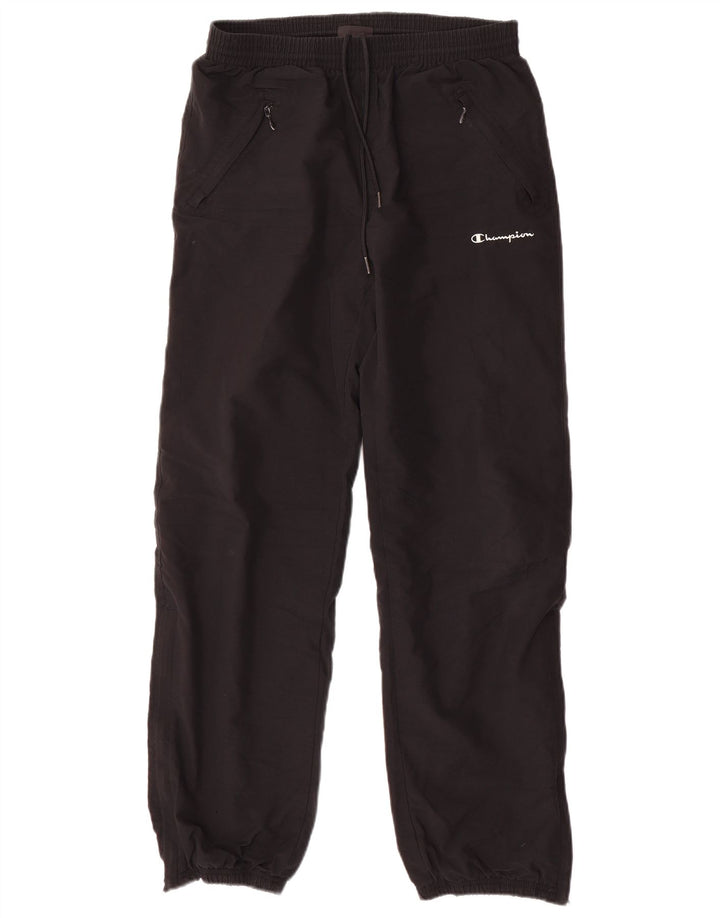 Champion Pantalones De Chándal Para Hombre Joggers Small Poliéster Negro