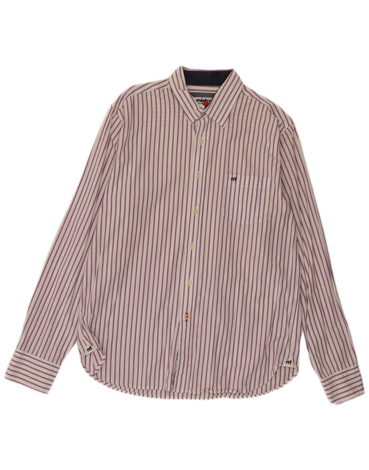 Camisa Mistral Hombre Mediana Rayas Blancas