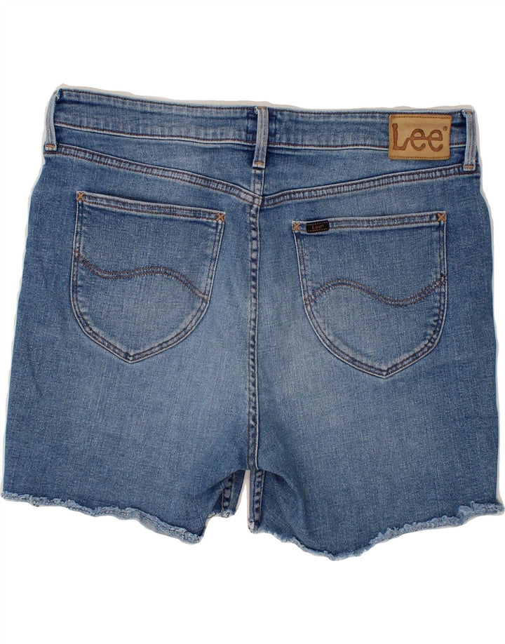 LEE Womens Boyfriend Denim Shorts W33 Large Blue Cotton Vintage Lee and Second-Hand Lee from Messina Hembry 