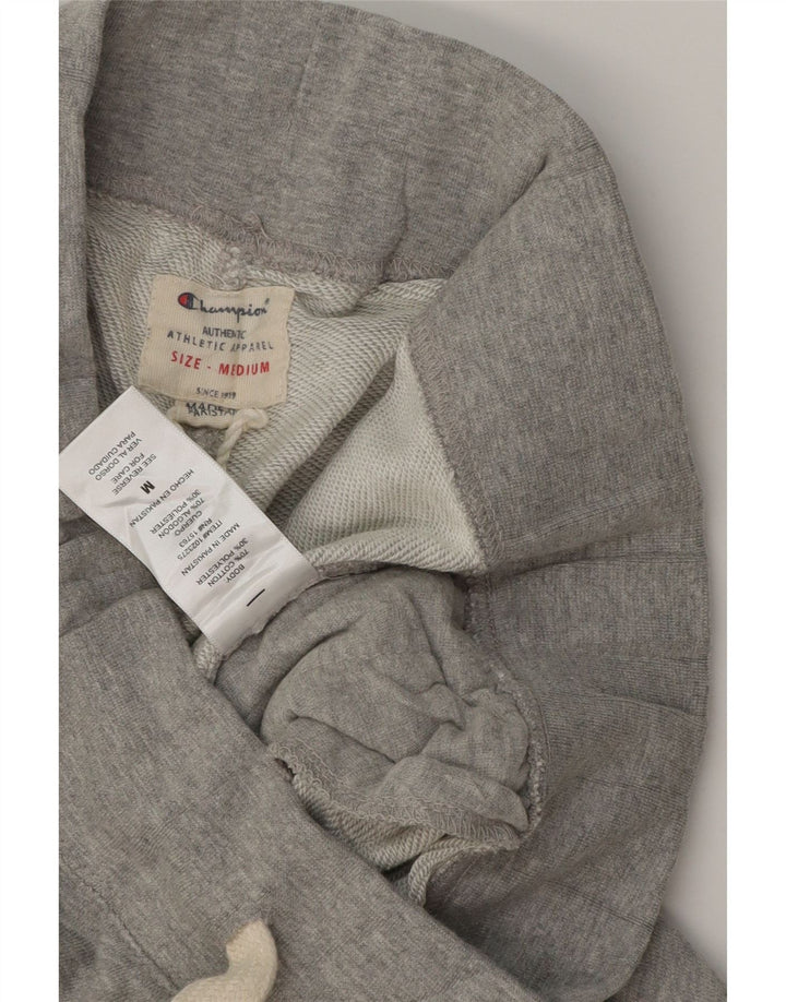 CHAMPION Pantalones cortos deportivos para hombre de algodón moteado gris medio