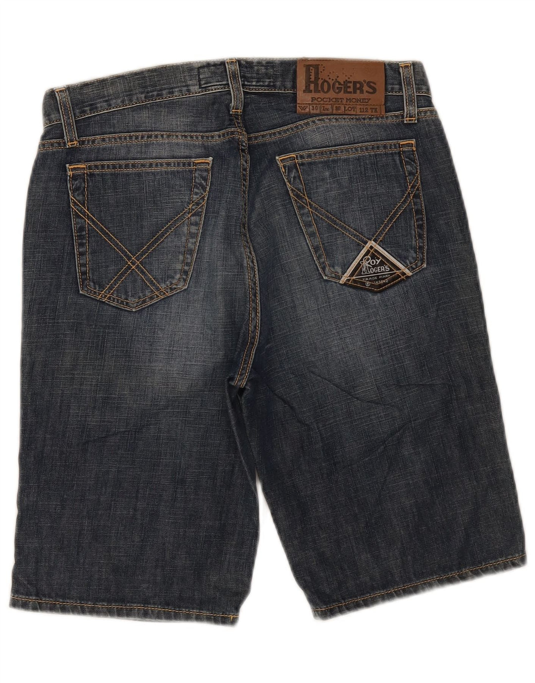 Roy Rogers Pantalones cortos de mezclilla para mujer IT 44 Medium W30 Algodón azul