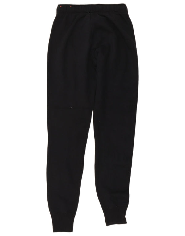 Nike Mujer Graphic Chándal Pantalones Joggers UK 4 XS Negro Algodón