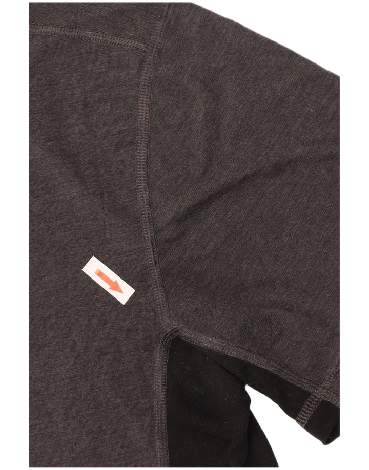 Carhartt Hombre Camiseta Relaxed Fit Top Poliéster Color Block Gris Medio