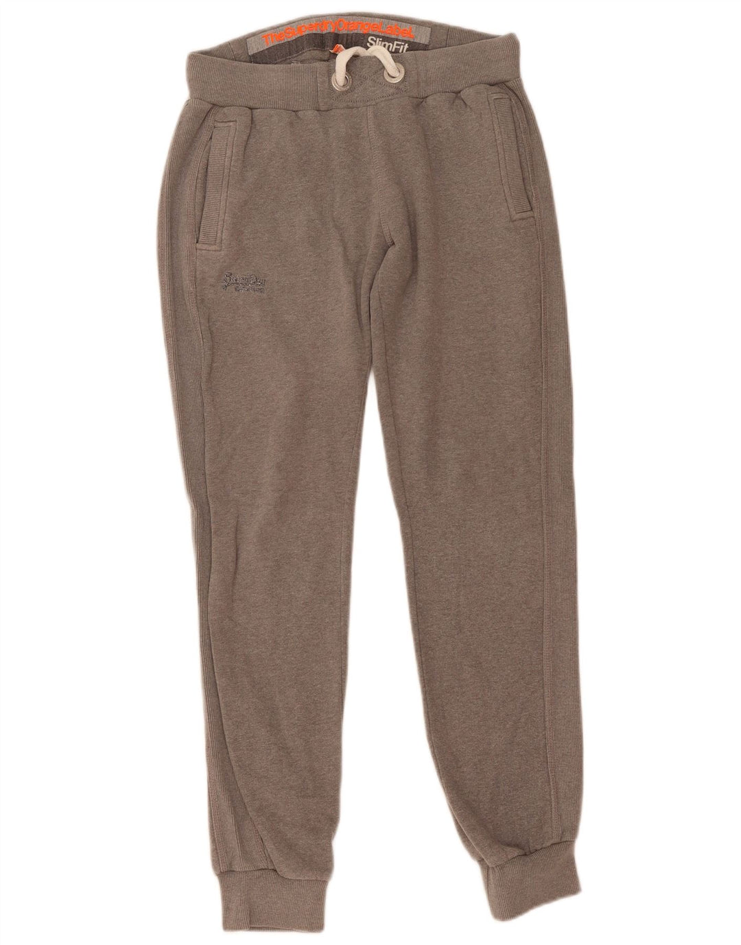 Superdry Pantalones de chándal para mujer Joggers UK 44 Gris medio moteado