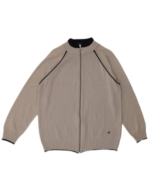 Ellesse Cárdigan para hombre XL Algodón gris