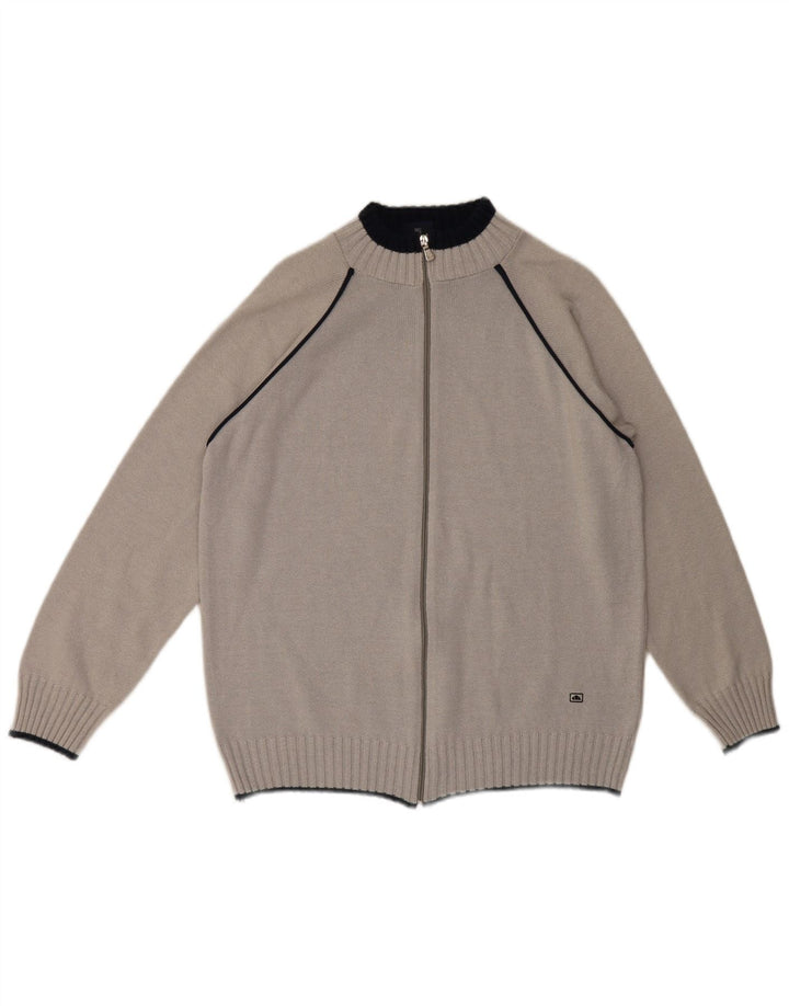 Ellesse Cárdigan para hombre XL Algodón gris