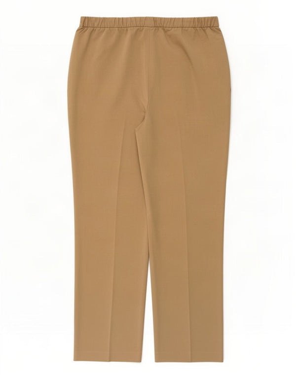 Marks & Spencer Pantalones informales ajustados para mujer UK 40 Large W34 L30 Marrón