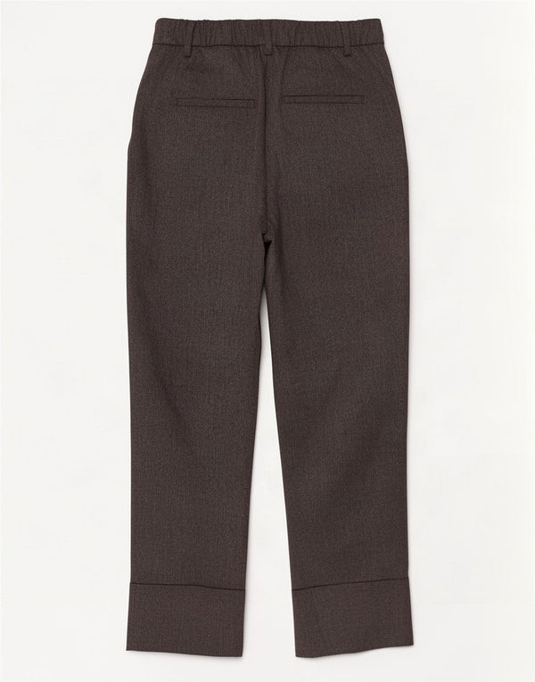 Zara Mujer Pantalones Casuales De Cintura Alta EU 36 XS W26 L27 Poliéster Gris