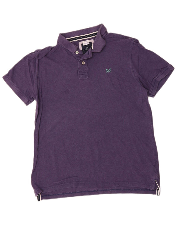 Crew Clothing Mens Polo Shirt Small Purple Cotton