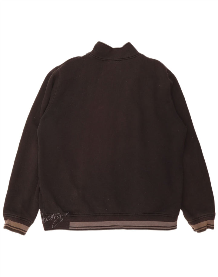 Billabong Hombre Chándal Top Chaqueta XL Algodón Negro
