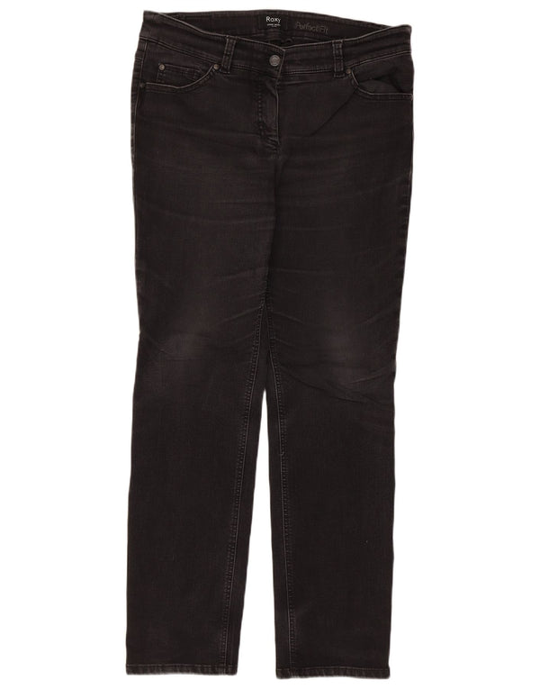 Vaqueros ajustados para mujer Roxy UK 18 XL W32 L30 Algodón negro