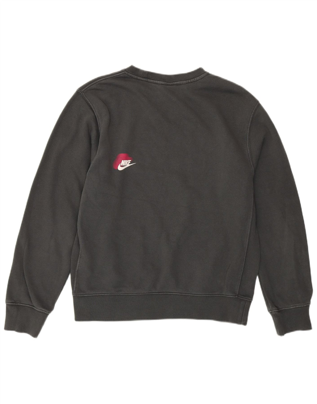 NIKE Hombre Sudadera Gráfica Jumper Small Gris Algodón