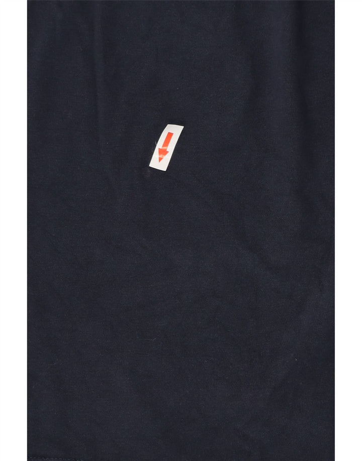 Jack & Jones Hombre Regular Fit Graphic Camiseta Top Algodón Azul Marino Mediano
