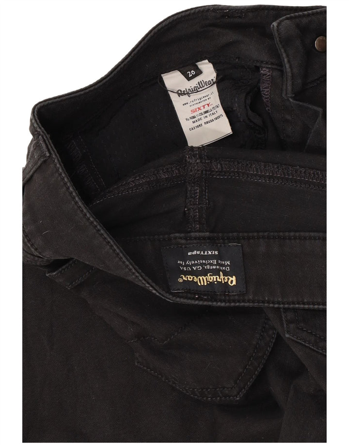 Refrigiwear Pantalones cortos casuales para mujer W26 pequeño algodón negro