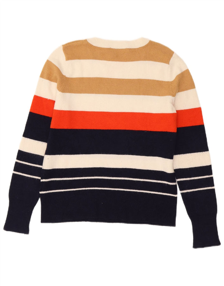 Oasis - Jersey de cuello redondo para mujer, talla 40, talla mediana, multicolor, a rayas