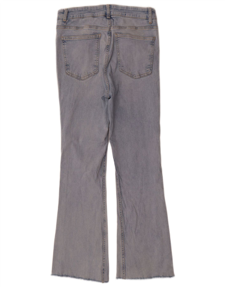Zara Jeans Acampanados Para Mujer EU 42 Large W32 L27 Algodón Azul