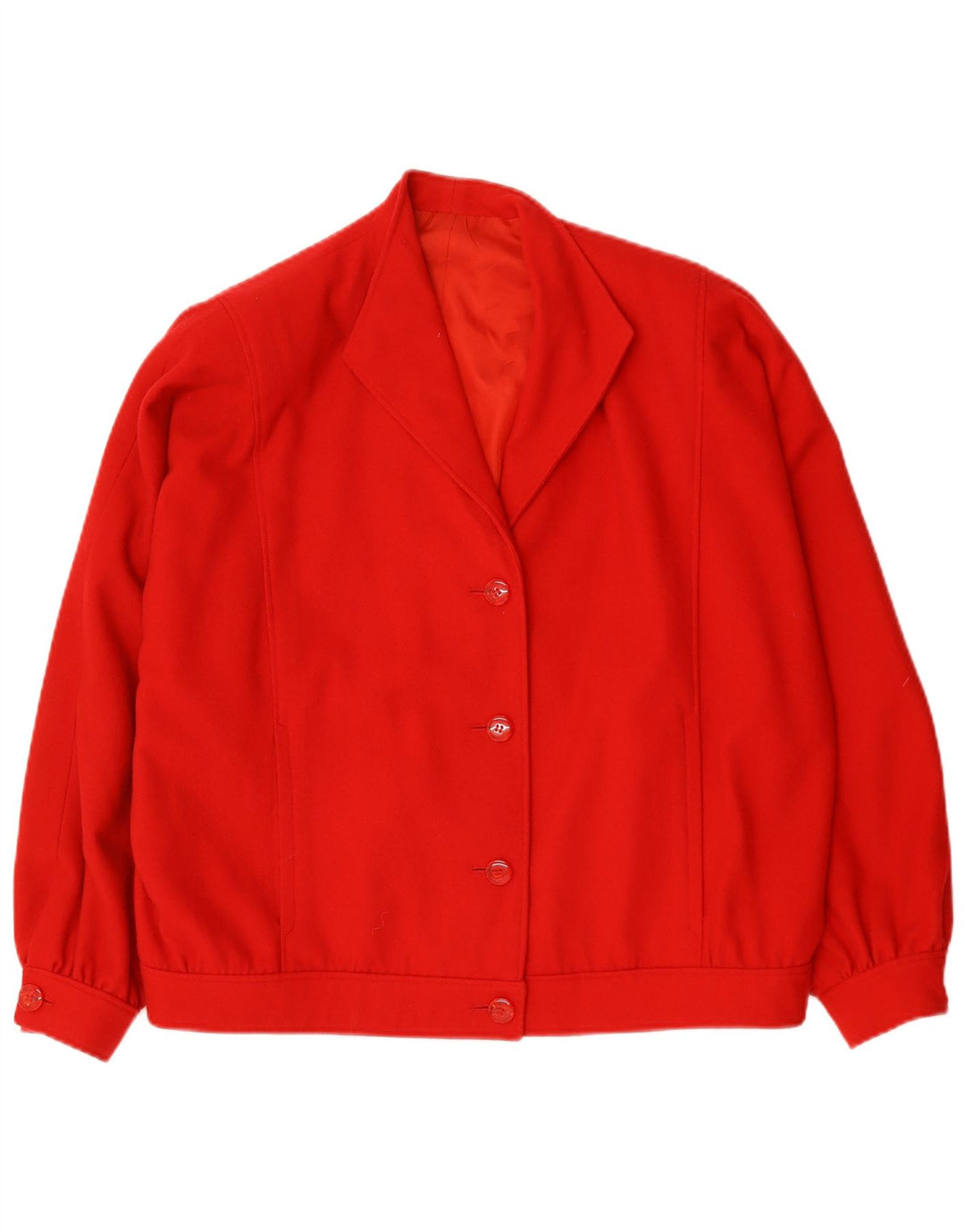 Vintage mujer chaqueta bomber de gran tamaño Reino Unido 20 2XL rojo
