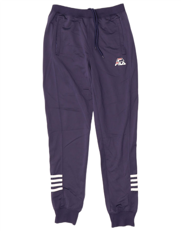 FILA Pantalones de chándal para mujer Joggers UK 10 Small Azul marino