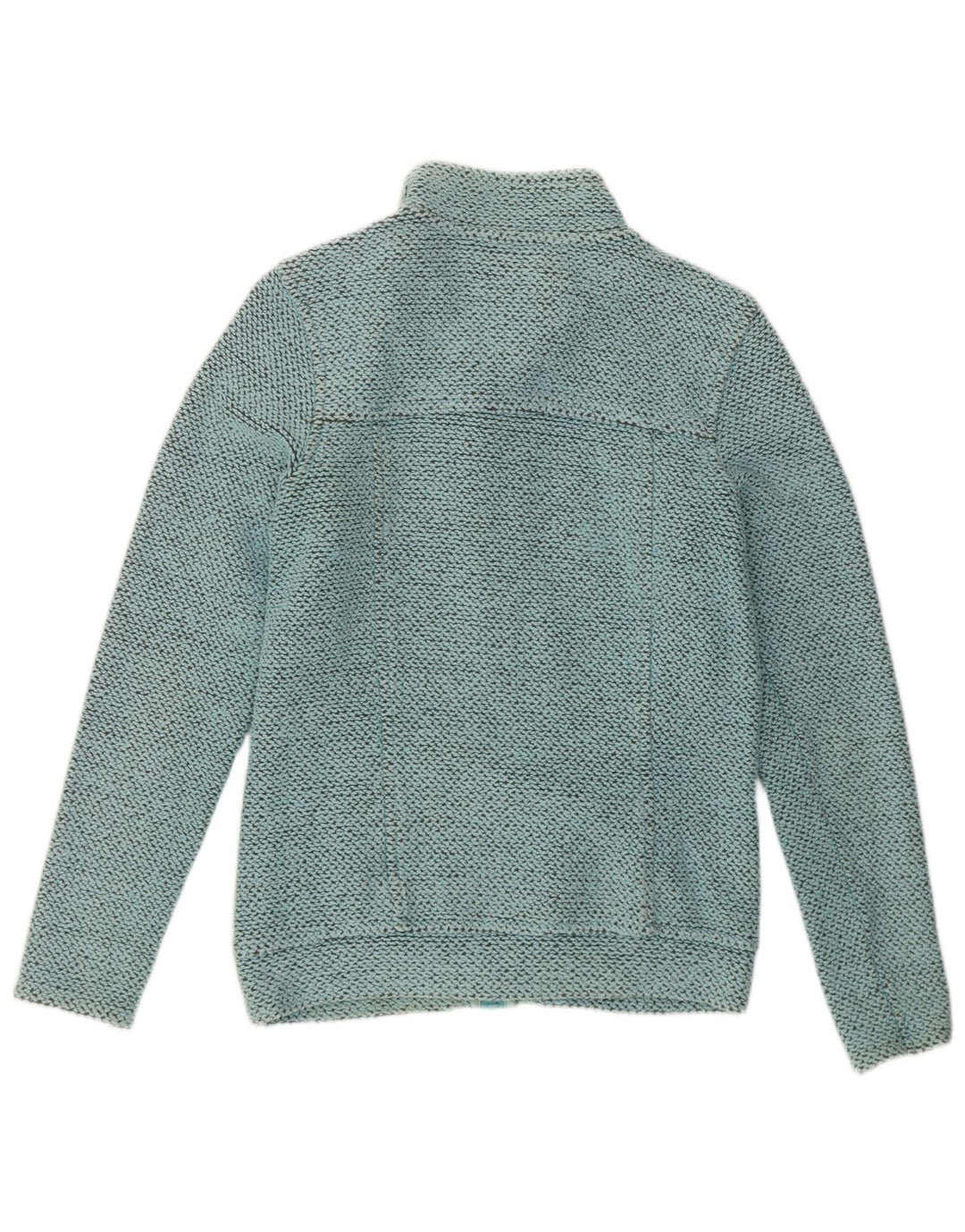 WEIRD FISH Womens Tracksuit Top Jacket UK 8 Small Blue Cotton