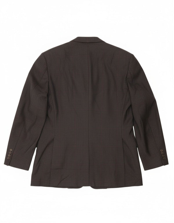 Polo Ralph Lauren Chaqueta tipo blazer con doble botonadura para hombre UK 40 Large Grey Check