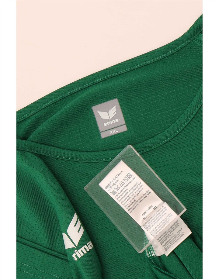 Erima Camiseta Hombre Top 2XL Verde Poliéster