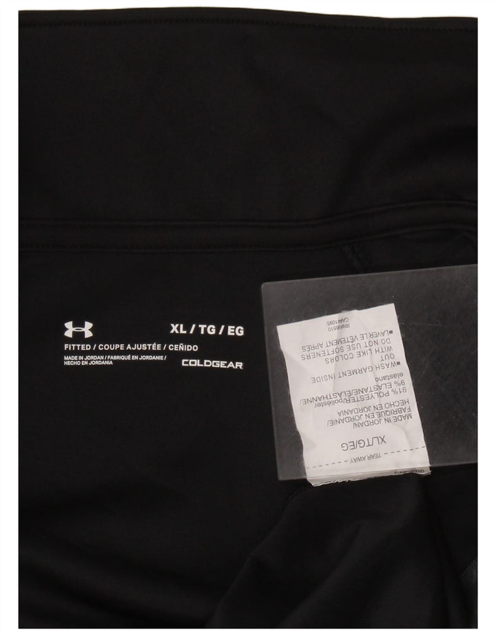 UNDER ARMOUR Top de chándal con estampado gráfico Cold Gear para hombre XL Negro