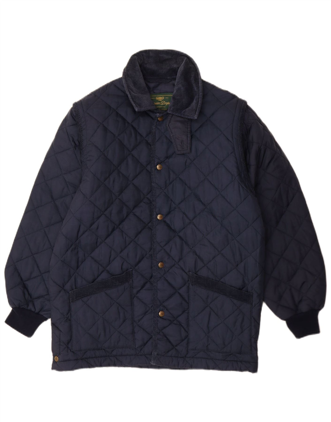 EUROPEAN PROJECT Chaqueta acolchada para hombre UK 34 XS Azul marino