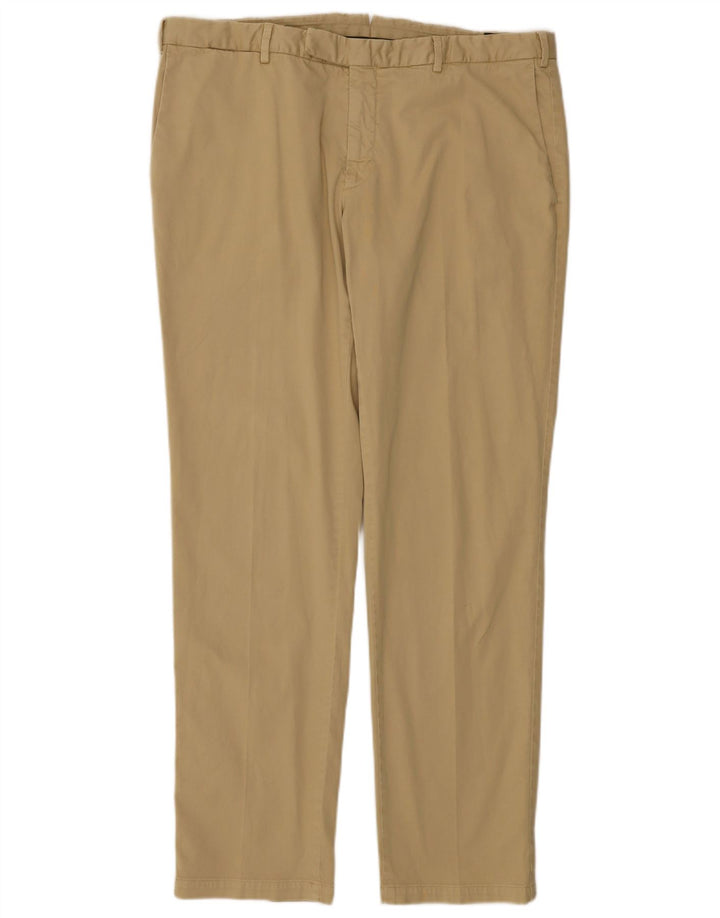 POLO RALPH LAUREN Pantalón chino recto para hombre W38 L32 Algodón beige