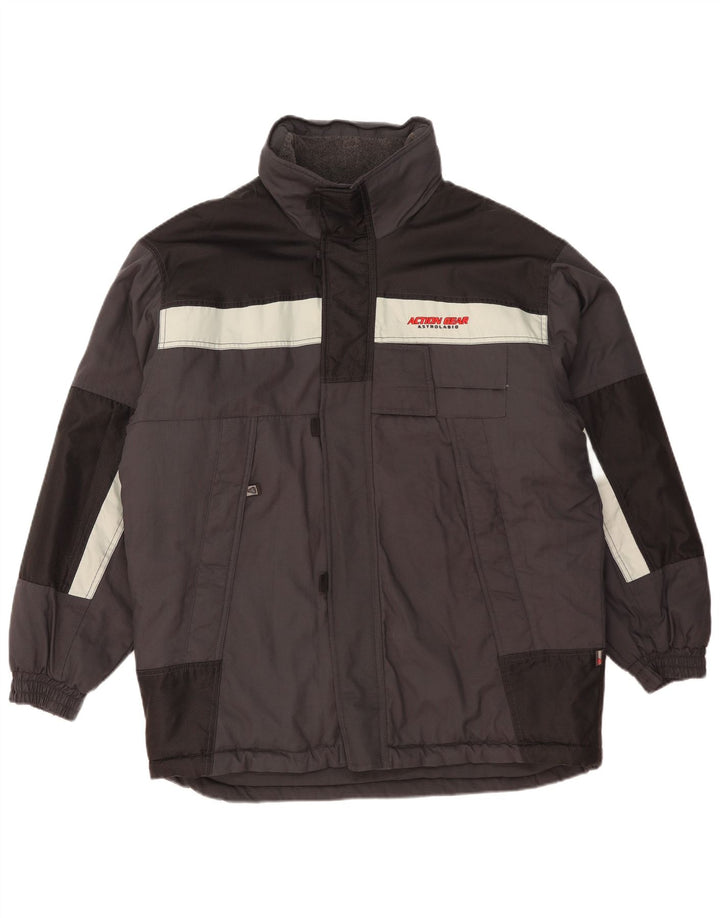 Chaqueta Rompevientos para Hombre Astrolabio IT 52 XL Color Gris Bloque de Color Poliamida