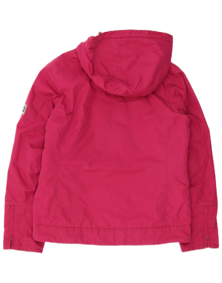JACK WOLFSKIN Chaqueta cortavientos con capucha para mujer UK 40/40 Medium Pink