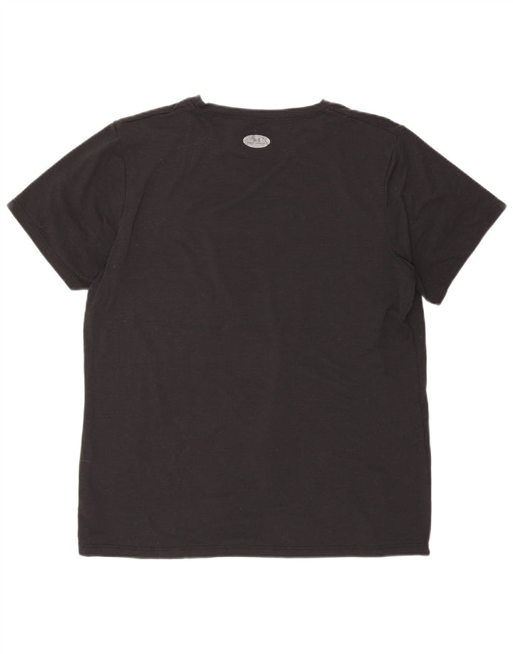 Under Armour Camiseta gráfica para mujer Top UK 44 Grande Poliéster negro