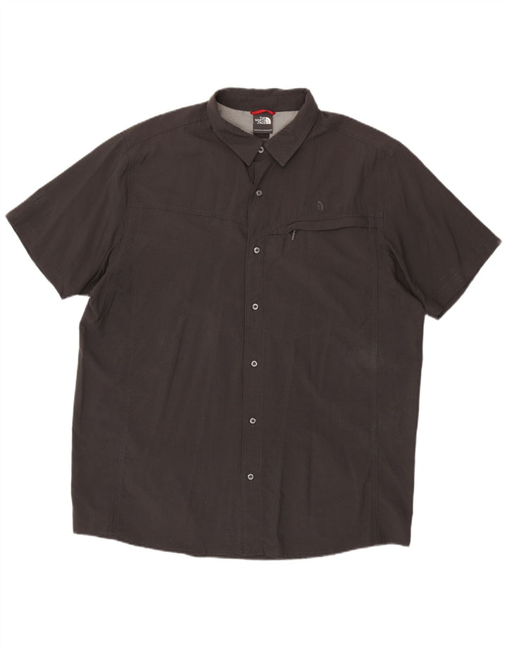 The North Face Camisa Manga Corta Hombre 2XL Nylon Gris