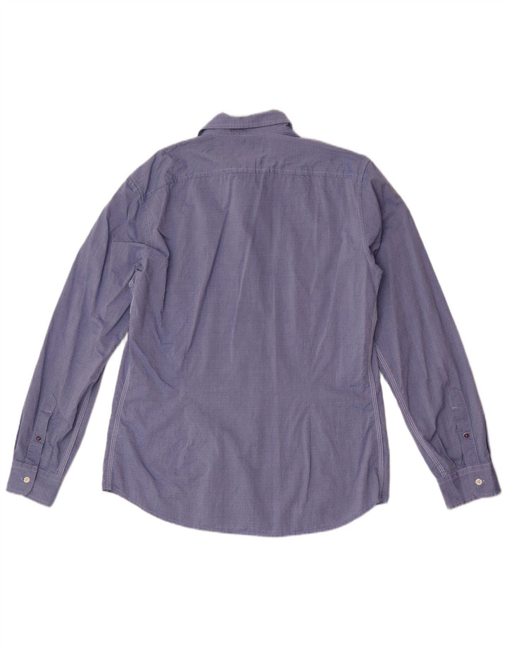 Camisa Diesel Hombre XL Algodón Azul