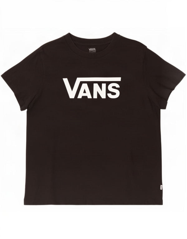 Vans Camiseta gráfica para mujer UK 20 2XL Algodón negro