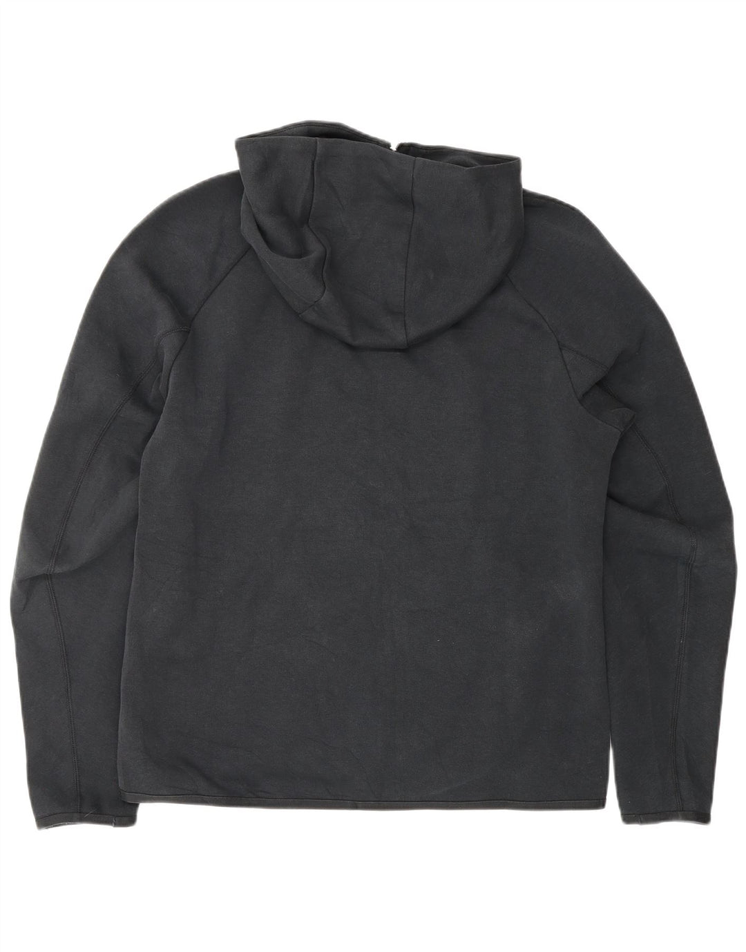 NIKE Sudadera con capucha y cremallera para hombre, talla mediana, negra, deportiva