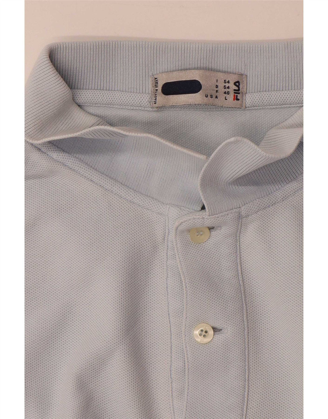 Fila Polo Hombre IT 54 XL Algodón Azul