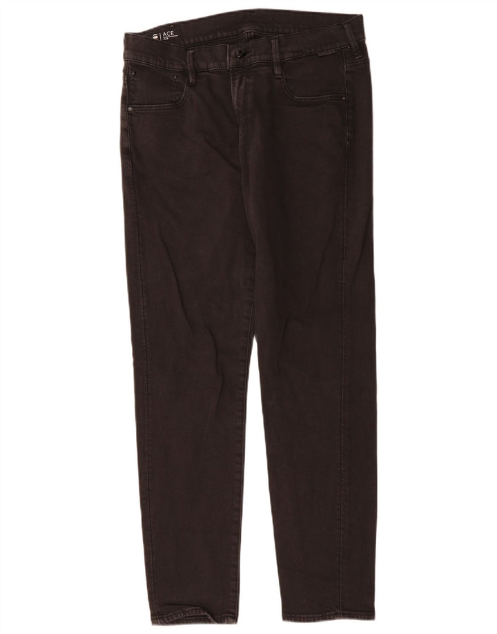 G-Star Mujer Ace Slim Jeans W30 L30 Algodón Negro