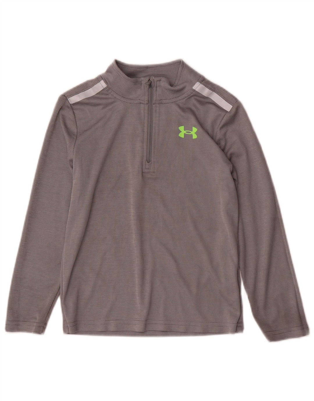 Under Armour Camiseta de chándal con gráfico gráfico para niños 5-6 años Gris Rayas